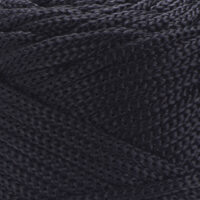 Gros plan sur le fil Macramé XL YarnArt noir 148.